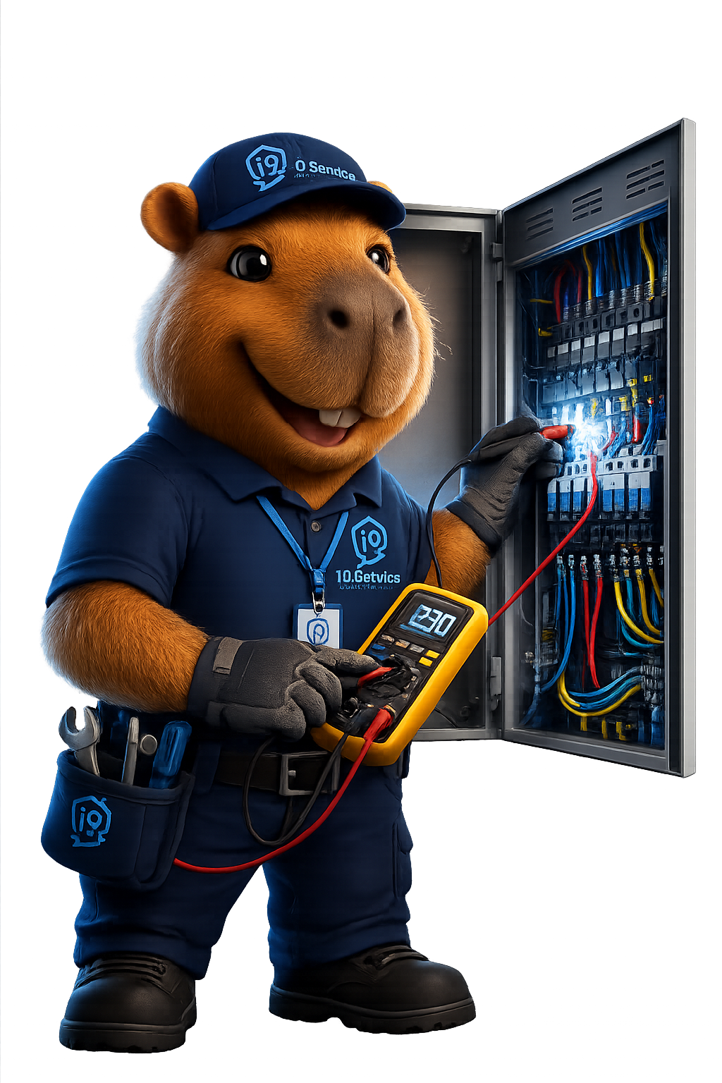 Mascote i9 Service - Execução